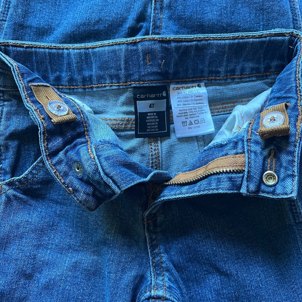 2 pairs carhartt jeans 4T